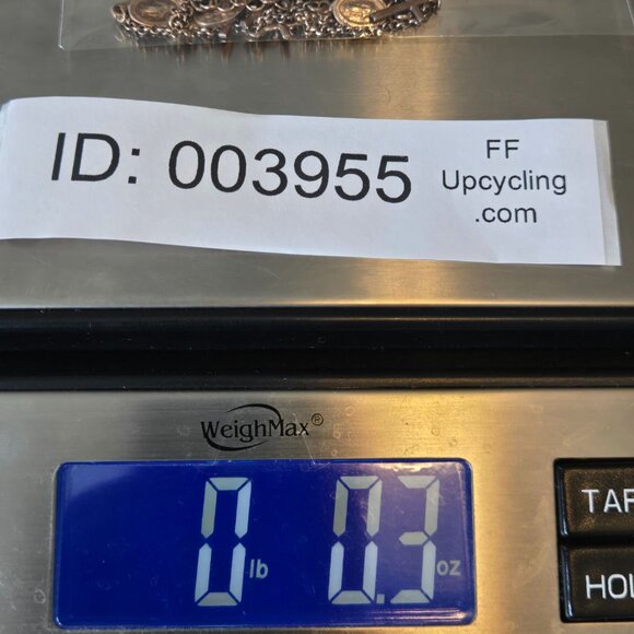 Dyadema Italian 925 Sterling Silver Multi-Chain Bracelet Cross Miraculous Medal - Picture 9 of 9